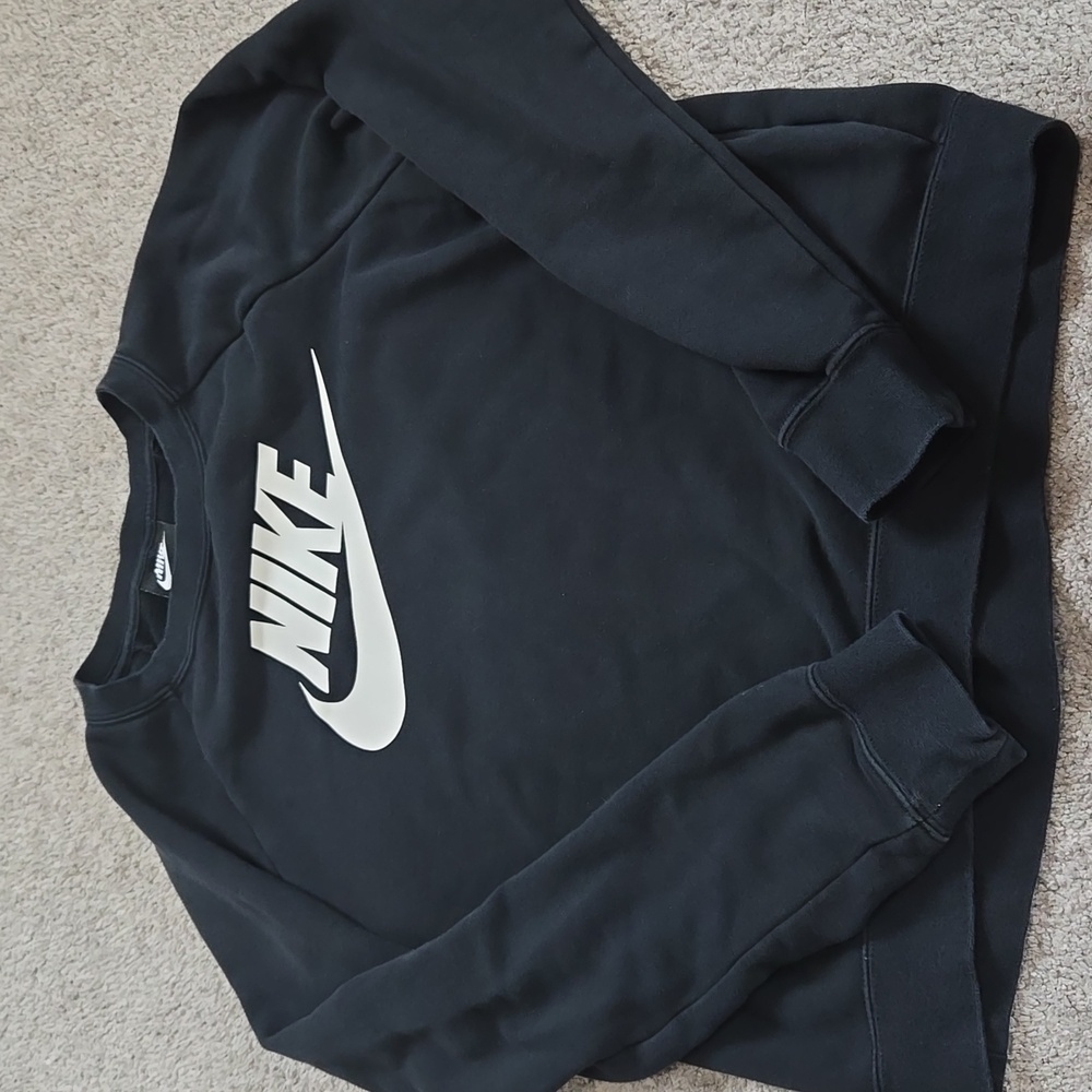 Nike crewneck sweater black sz small
